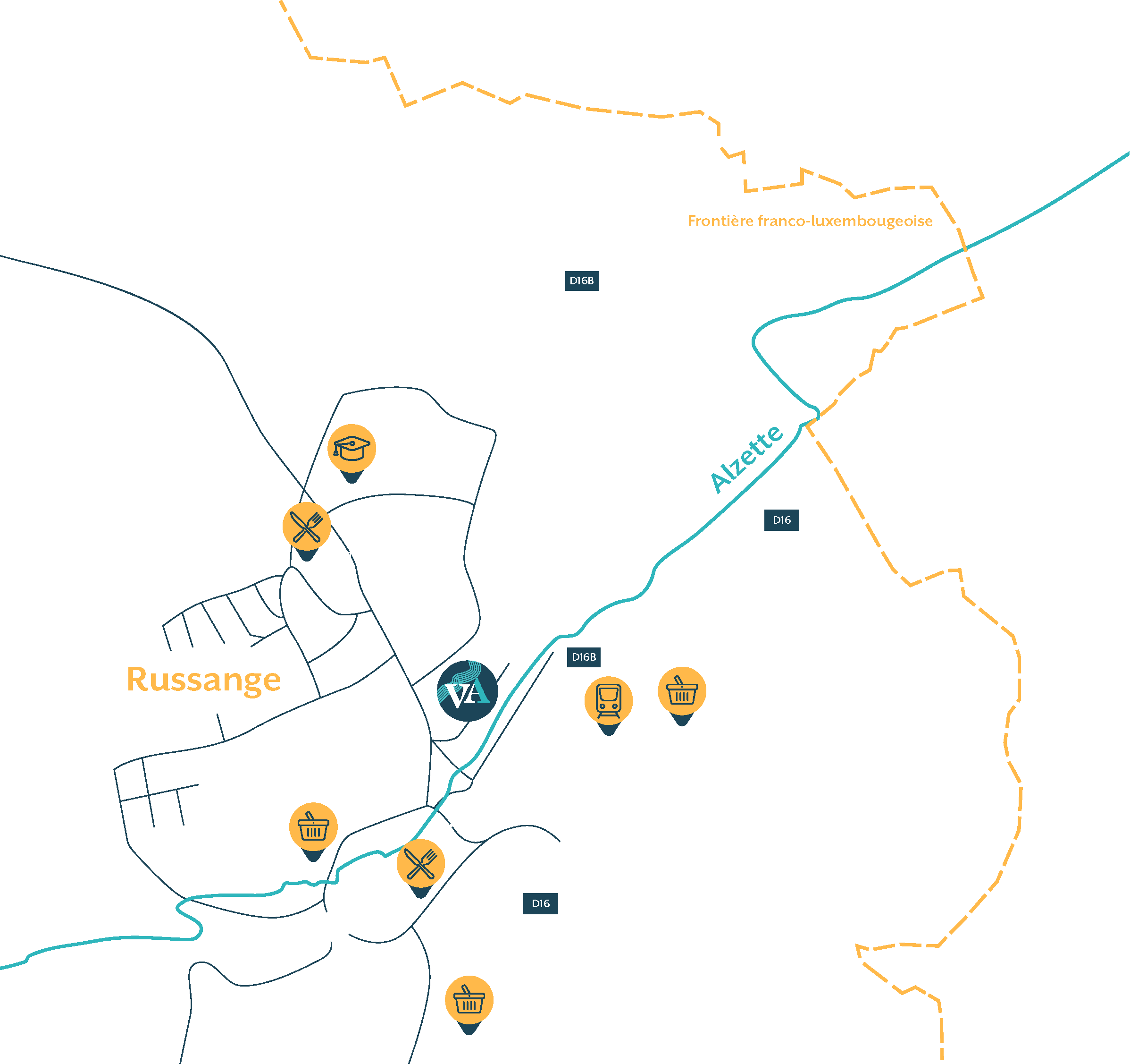 Villalzette - Plan de situation